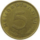 GERMANY 5 REICHSPFENNIG 1938 A #s091 0717 - 5 Reichspfennig