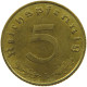 GERMANY 5 REICHSPFENNIG 1938 A #s091 0693 - 5 Reichspfennig