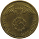 GERMANY 5 REICHSPFENNIG 1938 A #s091 0615 - 5 Reichspfennig