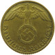 GERMANY 5 REICHSPFENNIG 1937 J #s091 0747 - 5 Reichspfennig