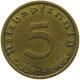 GERMANY 5 REICHSPFENNIG 1937 E #s091 0803 - 5 Reichspfennig