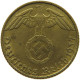 GERMANY 5 REICHSPFENNIG 1937 E #s091 0599 - 5 Reichspfennig