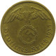 GERMANY 5 REICHSPFENNIG 1937 A #s091 0659 - 5 Reichspfennig