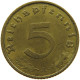 GERMANY 5 REICHSPFENNIG 1937 A #s091 0617 - 5 Reichspfennig