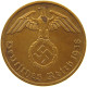 GERMANY 2 REICHSPFENNIG 1938 F #s095 0199 - 2 Reichspfennig