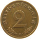 GERMANY 2 REICHSPFENNIG 1938 F #s095 0189 - 2 Reichspfennig