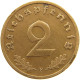 GERMANY 2 REICHSPFENNIG 1937 F #s095 0181 - 2 Reichspfennig