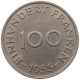GERMANY 100 FRANKEN 1955 SAARLAND #s090 0241 - Altri & Non Classificati