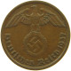 GERMANY 2 REICHSPFENNIG 1937 D #s095 0195 - 2 Reichspfennig