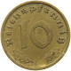 GERMANY 10 REICHSPFENNIG 1939 WEAK STRUCK #s095 0109 - 10 Reichspfennig