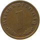 GERMANY 1 REICHSPFENNIG 1939 A #s091 1181 - 1 Reichspfennig