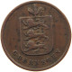 GUERNSEY DOUBLE 1830 #s094 0551 - Guernesey