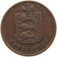 GUERNSEY DOUBLE 1830 #s094 0551 - Guernsey