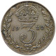 GREAT BRITAIN THREEPENCE 1922 #s096 0351 - F. 3 Pence
