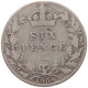 GREAT BRITAIN SIXPENCE 1909 #s096 0327 - H. 6 Pence