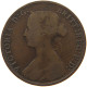 GREAT BRITAIN HALF PENNY 1870 #s095 0325 - K. 1/2 Crown