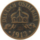 GERMANY HELLER 1913 A EAST AFRICA OSTAFRIKA #s100 0343 - German East Africa