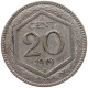 ITALY 20 CENTESIMI 1919 OVERSTRUCK #s100 0023 - 1900-1946 : Victor Emmanuel III & Umberto II