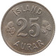 ICELAND 25 AURAR 1967 #s100 0331 - Islande