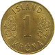 ICELAND 1 KRONA 1970 #s093 0355 - Iceland