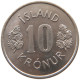 ICELAND 10 KRONUR 1975 #s099 0051 - Islande
