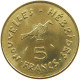 NEW HEBRIDES 5 FRANCS 1970 #s089 0209 - Neue Hebriden