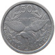 NEW CALEDONIA 50 CENTIMES 1949 #s089 0333 - Nieuw-Caledonië