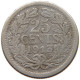 NETHERLANDS 25 CENTS 1913 #s101 0109 - 25 Centavos