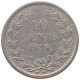 NETHERLANDS 10 CENTS 1878 #s100 0623 - 1849-1890: Willem III.