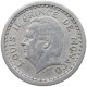 MONACO 1 FRANC 1945 #s089 0553 - 1922-1949 Luigi II