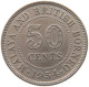 MALAYA AND BRITISH BORNEO 50 CENTS 1954 #s098 0199 - Colonie