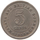 MALAYA AND BRITISH BORNEO 5 CENTS 1953 #s096 0413 - Kolonies