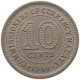 MALAYA 10 CENTS 1949 #s096 0389 - Colonie