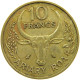 MADAGASCAR 10 FRANCS 1970 #s093 0381 - Madagascar