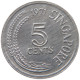 SINGAPORE 5 CENTS 1971 #s089 0473 - Singapore