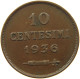 SAN MARINO 10 CENTESIMI 1936 #s098 0343 - San Marino