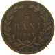 ROMANIA 5 BANI 1867 HEATON #s098 0311 - Rumania