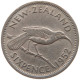 NEW ZEALAND 6 PENCE 1952 #s096 0381 - Nueva Zelanda