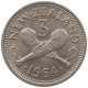 NEW ZEALAND 3 PENCE 1964 #s091 0545 - Nieuw-Zeeland