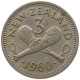 NEW ZEALAND 3 PENCE 1960 #s091 0543 - Nuova Zelanda