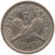 NEW ZEALAND 3 PENCE 1947 #s096 0397 - Nieuw-Zeeland