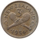 NEW ZEALAND 3 PENCE 1954 #s091 0541 - New Zealand