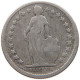 SWITZERLAND 1/2 FRANC FRANKEN 1877 #s100 0859 - 1/2 Franc