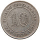 STRAITS SETTLEMENTS 10 CENTS 1927 #s091 0177 - Malaysia