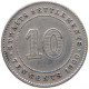 STRAITS SETTLEMENTS 10 CENTS 1900 #s100 0837 - Malesia