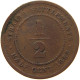 STRAITS SETTLEMENTS 1/2 CENT 1883 RARE #s095 0363 - Malaysie