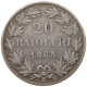 VATICAN 20 BAIOCCHI 1865 #s099 0075 - Vaticano