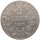 VATICAN 2 LIRE 1867 R #s099 0063 - Vaticano