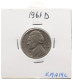 UNITED STATES OF AMERICA NICKEL 1961 D JEFFERSON #alb070 0509 - 1938-…: Jefferson