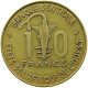 WEST AFRICAN STATES 10 FRANCS 1976 #s089 0145 - Other - Africa